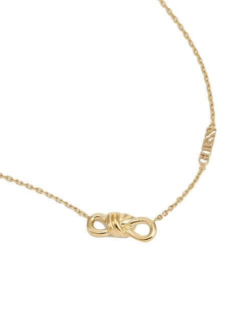 MODERN LOVE Collier noeud or jaune - Colliers