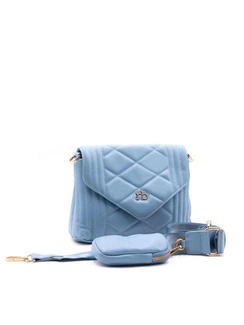 GLAM Sac bandoulière avec pochette vert minéral - Sacs pour Femme