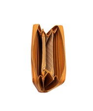 ROCCOBAROCCO LOGO METALLICO Portefeuille moyen zippé autour bronzer - Portefeuilles Femme - 2