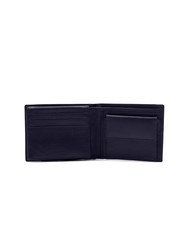 ROCCOBAROCCO ALEX Portefeuille en cuir avec porte-monnaie marine - Portefeuilles Homme - 3
