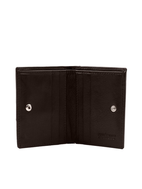 BRYAN Portefeuille vertical en cuir brun - Portefeuilles Homme