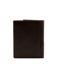 ROCCOBAROCCO BRYAN Portefeuille vertical en cuir brun - Portefeuilles Homme - 4