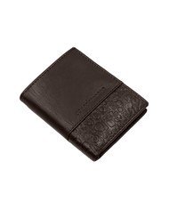 ROCCOBAROCCO BRYAN Portefeuille vertical en cuir brun - Portefeuilles Homme - 5