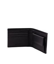 ROCCOBAROCCO BRYAN Porte-monnaie en cuir noir - Portefeuilles Homme - 3