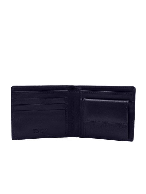 BRYAN Porte-monnaie en cuir marine - Portefeuilles Homme