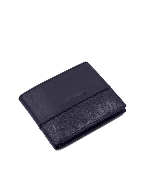 BRYAN Porte-monnaie en cuir marine - Portefeuilles Homme