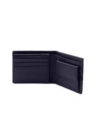 ROCCOBAROCCO BRYAN Portefeuille en cuir à rabat marine - Portefeuilles Homme - 4