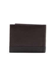 ROCCOBAROCCO ROBERT Portefeuille en cuir texturé 8cc marron foncé - Portefeuilles Homme - 3