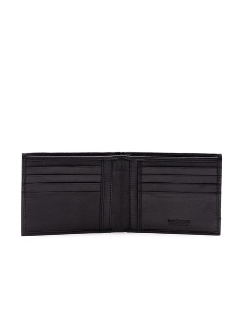 ROBERT Portefeuille en cuir texturé 8cc noir - Portefeuilles Homme