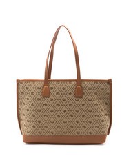 ROCCOBAROCCO FRIDA Sac shopping en tissu jacquard naturel - Sacs pour Femme - 3