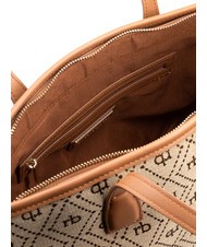 ROCCOBAROCCO FRIDA Sac shopping en tissu jacquard naturel - Sacs pour Femme - 4