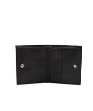 ROCCOBAROCCO ROUND Portefeuille en cuir avec poche &agrave; monnaie marron fonc&eacute; - Portefeuilles Homme - 2