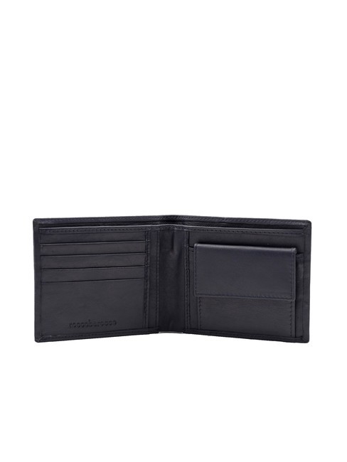 ROUND Porte-monnaie en cuir bleu - Portefeuilles Homme