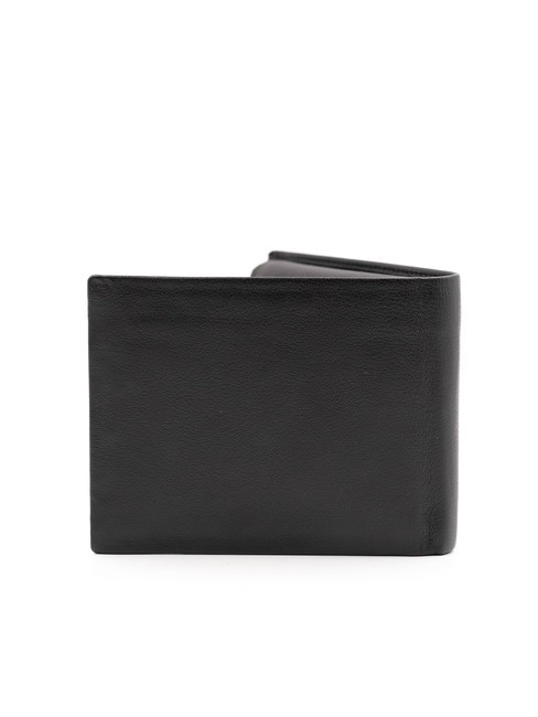 ROUND Porte-monnaie en cuir marron foncé - Portefeuilles Homme