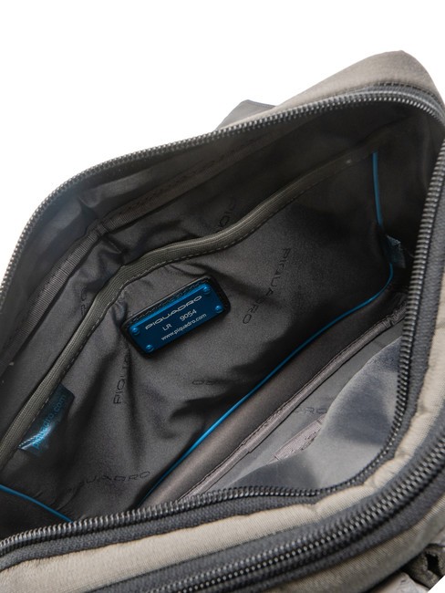 CAMPIONARIO - P16  Petit messager en cuir et tissu CHIC - Porte Documents Travail