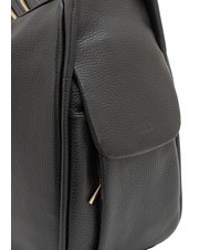 LESAC TRIO  Sac à dos en cuir martelé noir25 - Sacs pour Femme - 7