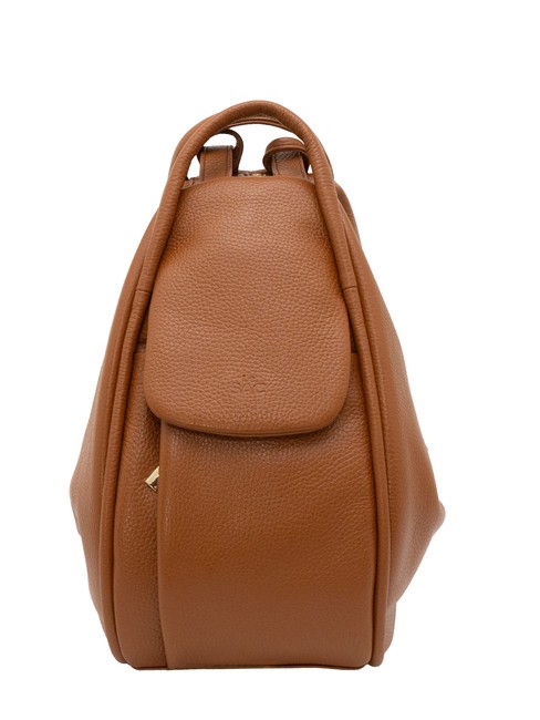 TRIO  Sac à dos en cuir martelé cuir25 - Sacs pour Femme