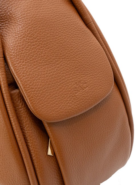 TRIO  Sac à dos en cuir martelé cuir25 - Sacs pour Femme