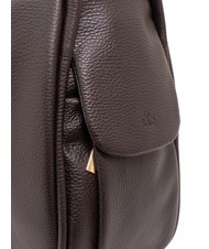 LESAC TRIO  Sac à dos en cuir martelé café25 - Sacs pour Femme - 7