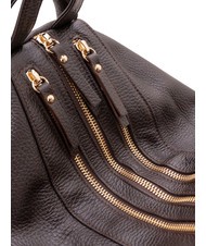 LESAC TRIO  Sac à dos en cuir martelé café25 - Sacs pour Femme - 8