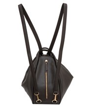 LESAC TRIO  Sac à dos en cuir martelé café25 - Sacs pour Femme - 3