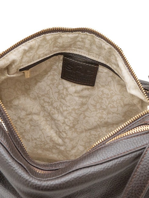 TRIO  Sac à dos en cuir martelé café25 - Sacs pour Femme