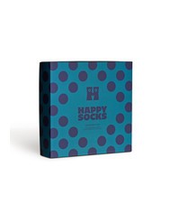 HAPPY SOCKS NEW VINTAGE Coffret cadeau de 4 paires de chaussettes marine - Chaussettes unisexes - 7