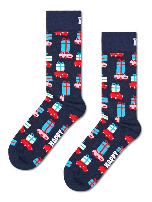 HOLIDAY TREE Coffret cadeau de 3 paires de chaussettes vert - Chaussettes unisexes