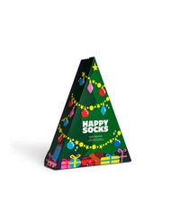 HAPPY SOCKS HOLIDAY TREE Coffret cadeau de 3 paires de chaussettes vert - Chaussettes unisexes - 5