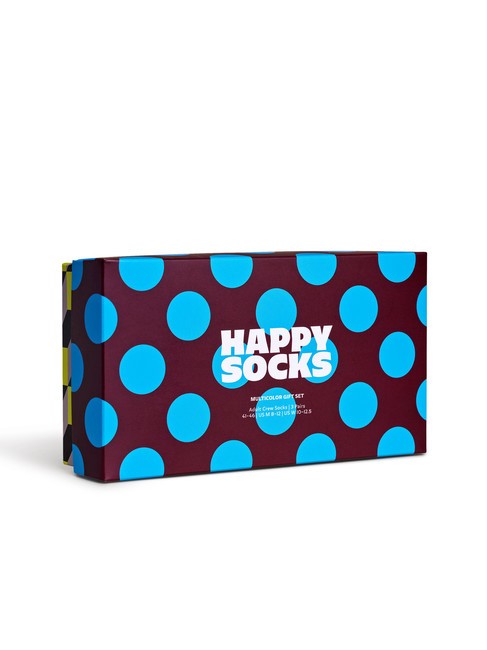 MULTICOLOR Coffret cadeau de 3 paires de chaussettes marine - Chaussettes unisexes