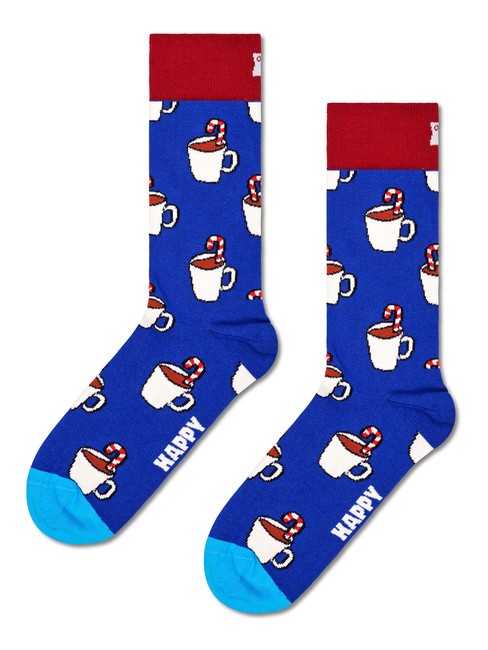 HOLIDAY STRIPED CRACKER Coffret cadeau de 2 paires de chaussettes rouge foncé - Chaussettes pour hommes