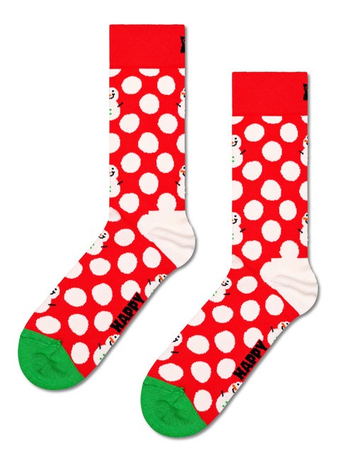 BIG DOT SNOWMAN Coffret cadeau de 2 paires de chaussettes multicolore - Chaussettes pour hommes