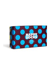 HAPPY SOCKS MULTICOLOR Coffret cadeau de 3 paires de chaussettes marine - Chaussettes unisexes - 6
