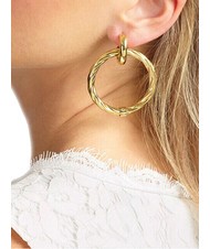 GUESS LET S GET LOUD Boucles d'oreilles avec anneaux torchon - Boucles d'oreilles
