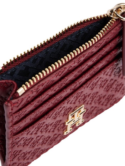 TH ETERNITY Porte-cartes zippé truffe à la framboise - Portefeuilles Femme