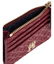 TOMMY HILFIGER TH ETERNITY Porte-cartes zippé truffe à la framboise - Portefeuilles Femme - 3