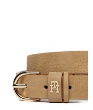 TOMMY HILFIGER ESSENTIAL EFFORTLESS Ceinture en cuir fabriquée en Italie toile safari - Ceintures - 2