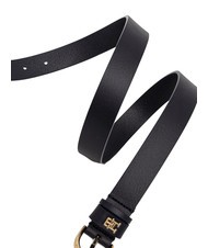TOMMY HILFIGER ESSENTIAL EFFORTLESS Ceinture en cuir fabriqu&eacute;e en Italie bleu de l'espace - Ceintures - 2