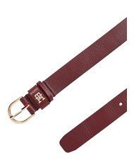 TOMMY HILFIGER ESSENTIAL EFFORTLESS Ceinture en cuir fabriquée en Italie sang de bœuf - Ceintures - 3