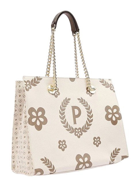 HERITAGE  Sac shopping avec imprim&eacute; int&eacute;gral Ivoire - Sacs pour Femme