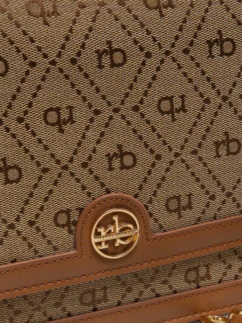 FRIDA Sac cartable en tissu jacquard naturel - Sacs pour Femme