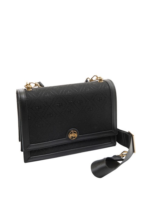 FRIDA Sac cartable en tissu jacquard noir - Sacs pour Femme