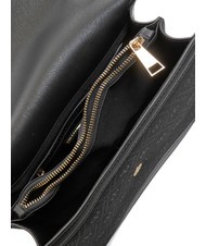 ROCCOBAROCCO FRIDA Sac cartable en tissu jacquard noir - Sacs pour Femme - 5