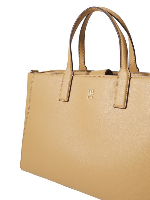 TH SOFT LOGOTAPE Cabas à main, avec bandoulière toile safari - Sacs pour Femme