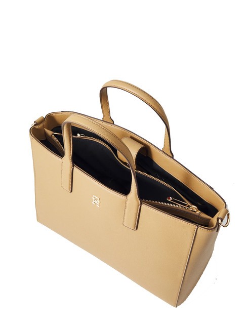 TH SOFT LOGOTAPE Cabas à main, avec bandoulière toile safari - Sacs pour Femme