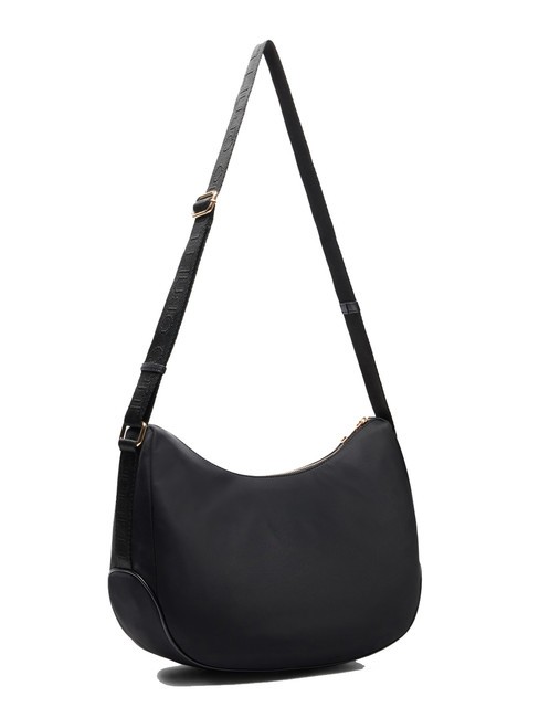 ACHALA Sac bandoulière en nylon avec pochette NOIR - Sacs pour Femme