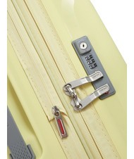 DELSEY CLAVEL MR  Grand chariot extensible jaune pâle - Valises Rigides - 6