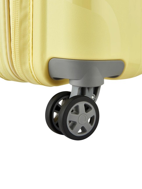 CLAVEL MR  Grand chariot extensible jaune pâle - Valises Rigides