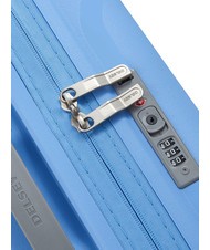 DELSEY CLAVEL MR  Chariot à bagages à main bleu de chine - Valises cabine - 5