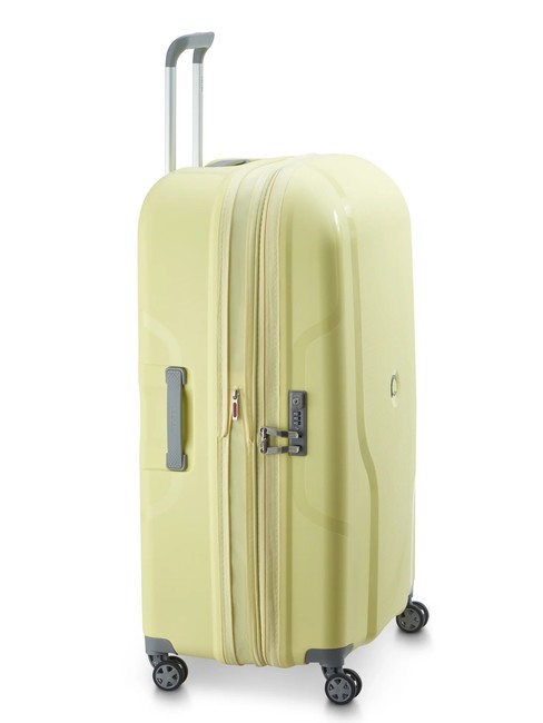 CLAVEL MR  Chariot extra large, extensible jaune pâle - Valises Rigides